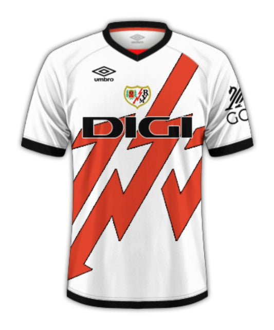 Rayo Vallecano 2024-25 Home Shirt (Men's Fan Edition)