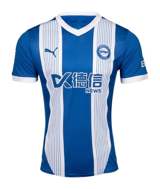 Deportivo Alavés 2024-25 Home Shirt (Men's Fan Edition)